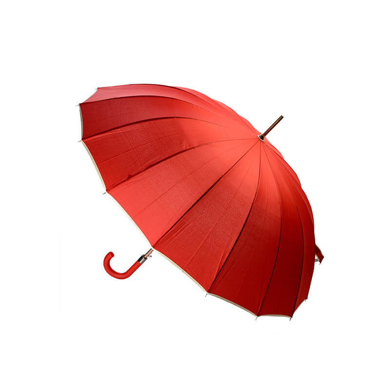 211859-EC Kišobran Zeus 86226/RD drv.drška crveni,105cm,autom.P12/60